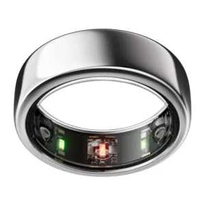 oura-ring-gen-3-sleep-tracking Oura Ring Gen 3 smart ring showing internal sensors for sleep tracking, heart rate, SpO2, and body temperature monitoring.