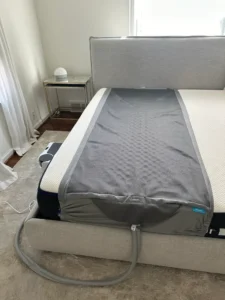 Bed cooling sleep system designed to regulate mattress temperature for improved sleep comfort