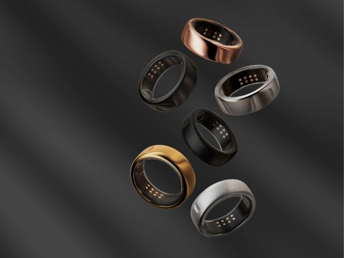 Oura Ring Gen 3 smart wellness ring tracking sleep quality, HRV stress data, recovery metrics, skin temperature, and overnight health monitoring