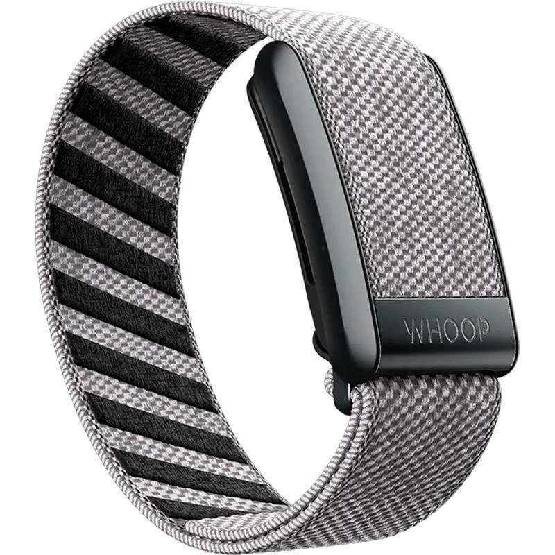 WHOOP 4.0 recovery wearable band with continuous HRV monitoring, sleep tracking, recovery analysis, and athlete performance insights